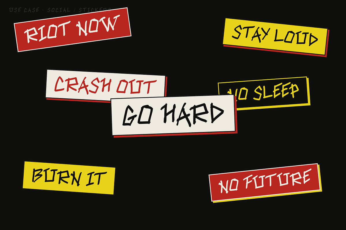 Shard — Rough Marker Display Font, a Handwritten Font by Lettra Studio (Photo 13 of 15)