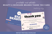 Elegant Beauty & Skincare Thank You, a Card Template by Elegant_Studio44 (Thumbnail 1 of 6)