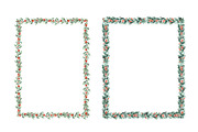 Watercolor Christmas Card Clipart, a Background Graphic by RhianAwni (Thumbnail 3 of 10)