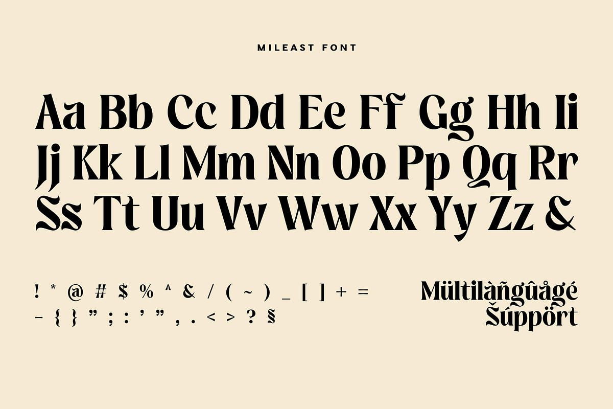 Mileast - Display Serif Font, a Serif Font by Sronstudio (Photo 14 of 15)