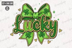 St. Patrick's Day Lucky PNG, an Illustration by CreationArt