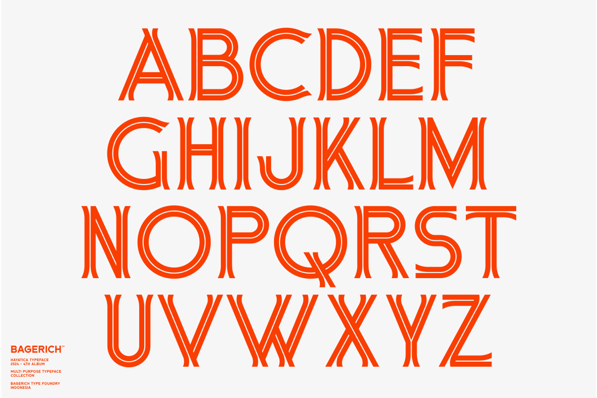 HAYATICA, a Sans Serif Font by Bagerich Type Foundry (Photo 5 of 16)
