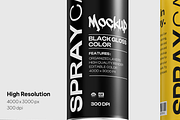 Spray Can Mockup 2 Scenes, a Household Mockup by graphicsauce (Thumbnail 3 of 4)