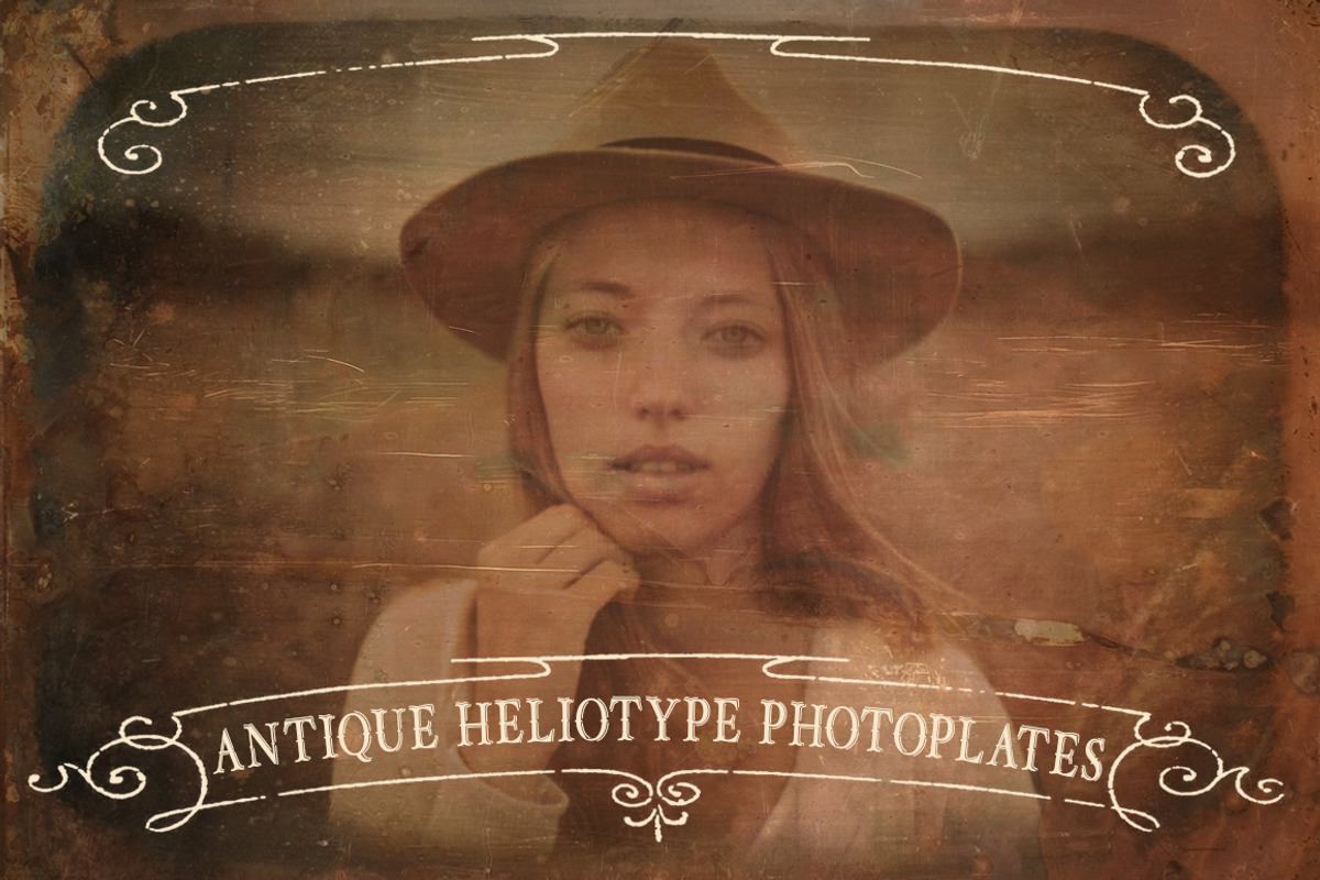 Antique Heliotype Photoplates, a Texture Graphic by Blue Line Design (Photo 1 of 16)
