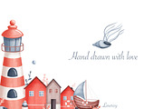 Sea Adventures. Baby collection, an Animal Illustration by Linerisyart (Thumbnail 14 of 14)