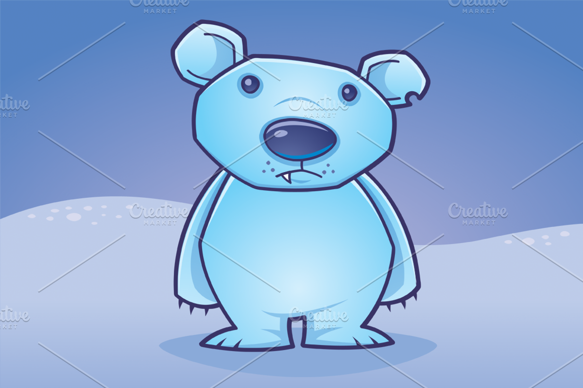 Polar Bear Cub, an Animal Illustration by Schwegel Illustration
