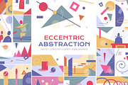 Set of abstract posters cubism style, a Decorative Illustration by Brandianna (Thumbnail 1 of 7)