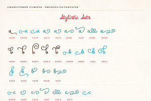 Charcuterie Cursive