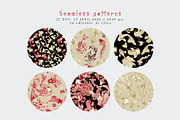 Japanese Koi Fish Vector Patterns, a Pattern Graphic by ilonitta (Thumbnail 13 of 16)