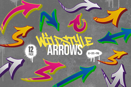 Wildstyle Graffiti Arrows Pack