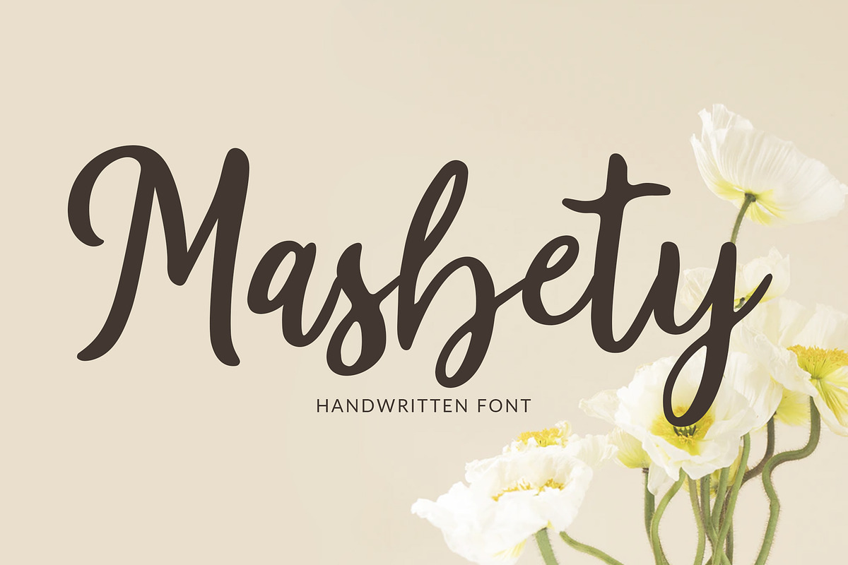 Masbety - Handwritten Font