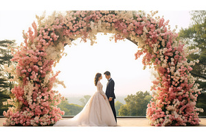 design floral wedding flowers, a Nature Photo by pikepicture