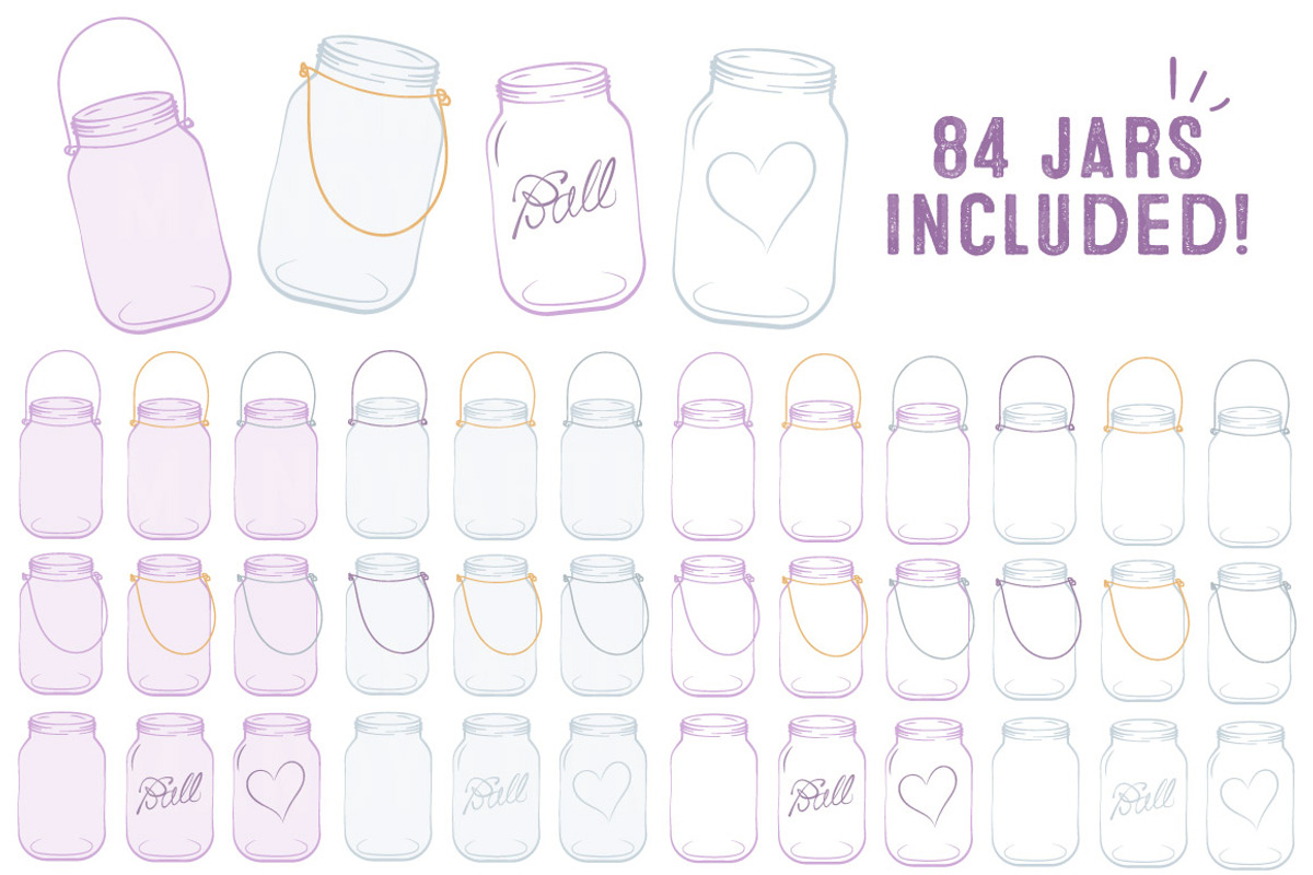 Lavender Jar Vectors & Clipart, an Illustration by Amanda Ilkov (Photo 4 of 4)