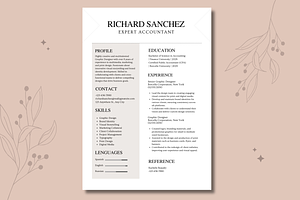 Minimalist Resume Templates Canva