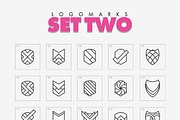 Minimal Geometric Logo Marks, a Branding & Logo Template by Warna Works (Thumbnail 5 of 10)