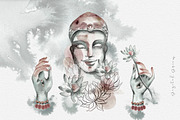 Planets, moon & sacred geometry, an Illustration by DigitalDream (Thumbnail 3 of 13)