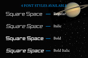 Square Space - Futuristic Font, a Sans Serif Font by Inventype Studio (Thumbnail 3 of 8)