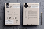 Modern, elegant CV template, a Resume Template by Chic templates (Thumbnail 1 of 3)