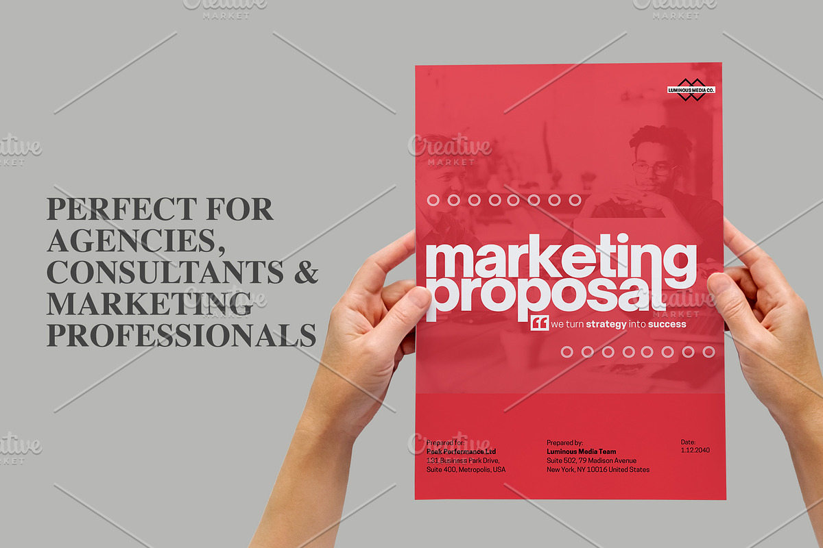 Canva Marketing Proposal Template, a Brochure Template by Oshin Design (Photo 5 of 8)