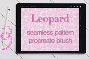 Leopard Procreate Seamless Brush