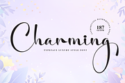 Charming | Script Font, a Handwritten Font by Scratchones (Thumbnail 1 of 9)