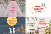 Retro Vibes Font Bundle Handwritten, a Script Font by Kaya Fonts (Thumbnail 21 of 22)