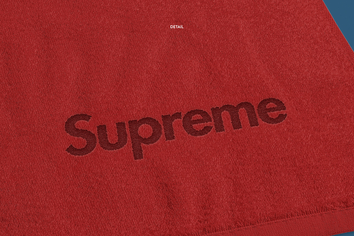 Realistic Towel Mockup, a Merchandise Mockup by Uncentrifuged Pressure (Photo 13 of 15)
