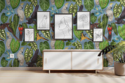 Exotic Birds - Vintage Pattern, a Pattern Graphic by Graphic Goods (Thumbnail 9 of 9)