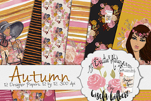 Autumn Watercolor Paper