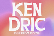 Kendric - Display Typeface, a Sans Serif Font by HipFonts