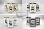 Vol1. Metal Can Mockup Collection, a Cups & Container Mockup by INCDesign (Thumbnail 13 of 27)