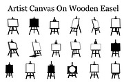 Artist Canvas On Wooden Easel Icon, an Icon by Gfx_Store (Thumbnail 1 of 10)