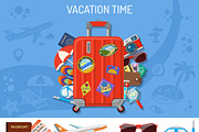 Vacation and Travel Themes, a Technology Illustration by TAlex (Thumbnail 4 of 7)