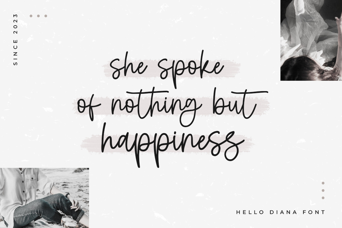 Hello Diana - a lovely handwritten, a Handwritten Font by Beautypes (Photo 2 of 7)