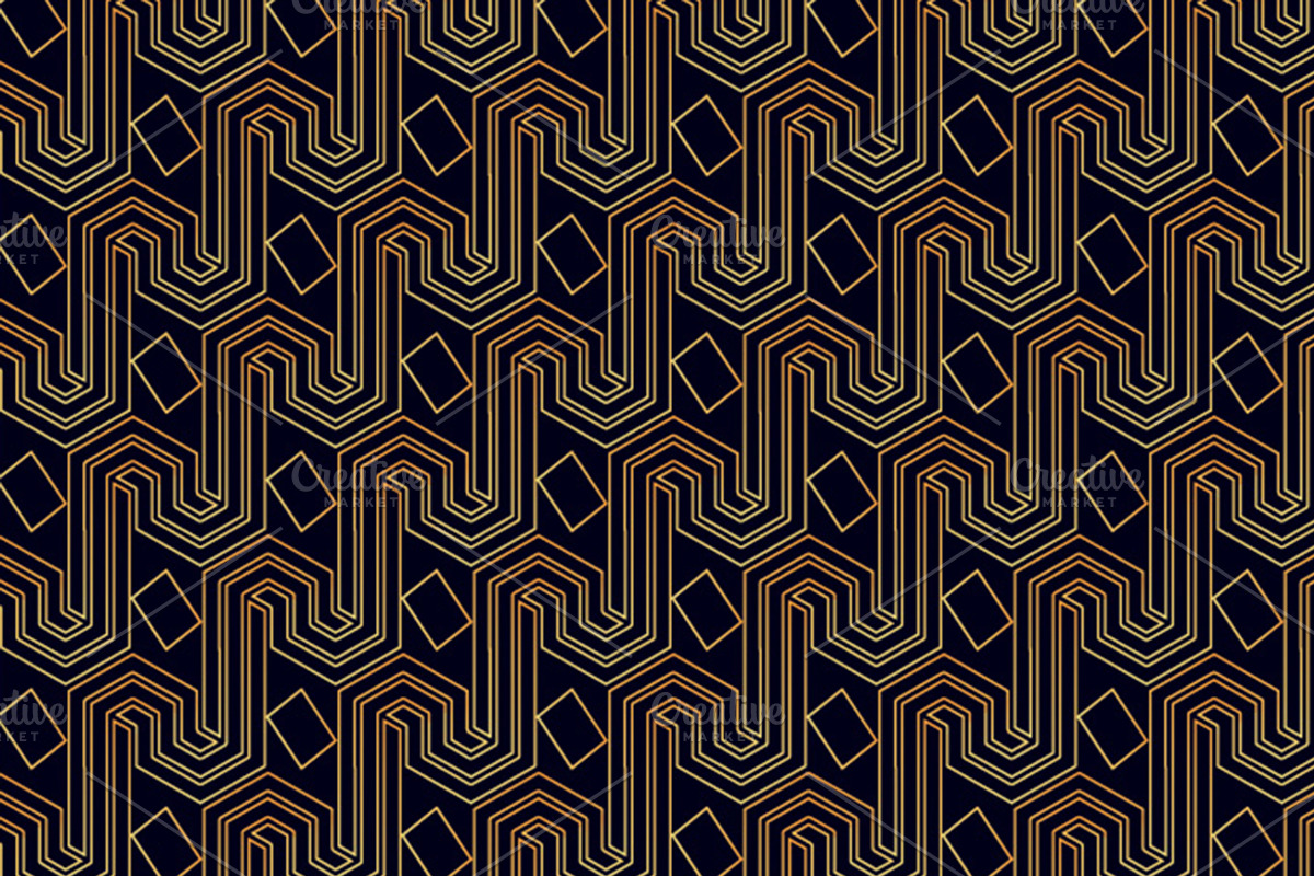 Art Deco Pattern Design, a Decorative Illustration by MISS CHATZ (Photo 3 of 3)