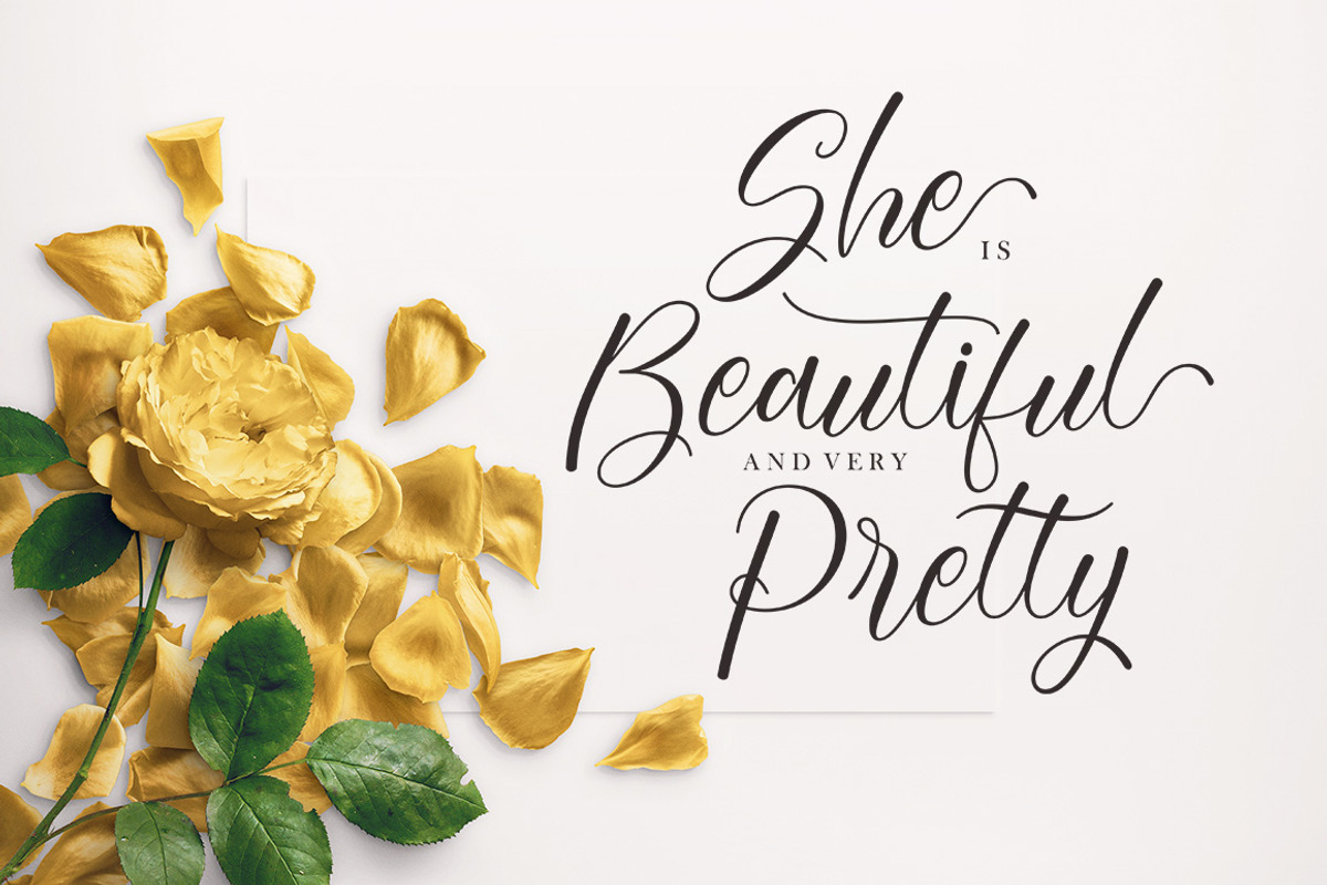 Girly Heart, a Script Font by Rotterlab Studio (Photo 5 of 8)