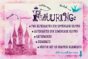 Fairy Tale Font with Extras, a Font by a Blond Moment (Thumbnail 3 of 6)