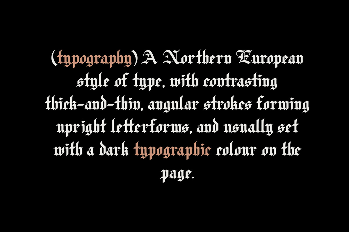 Fullerton Next, a Blackletter Font by Emyself Design (Photo 2 of 11)