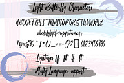 Light Butterfly, a Script Font by individuel (Thumbnail 4 of 5)