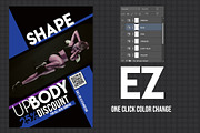 Fitness Flyer With 6 Colors, a Flyer Template by anchor_point_heshan (Thumbnail 5 of 5)
