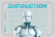 Cybergrose - Cyberpunk Display Font, a Sans Serif Font by Annora Studio (Thumbnail 16 of 17)