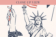 USA Independence Day Vector Bundle, an Object Graphic by Elena Naumchenkova (Thumbnail 5 of 5)