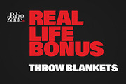 Society6 Throw Blankets Mockups, a Household Mockup by PabloZarate™​​​​​​​ Store (Thumbnail 2 of 5)