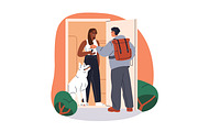 Pet care. Cats and dogs services set, an Animal Illustration by Good Studio (Thumbnail 2 of 11)