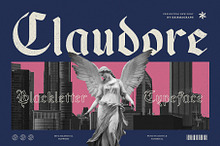 Claudore – Blackletter Typeface
