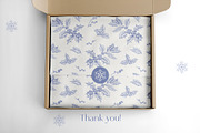 Christmas patterns Vector set Toile, a Pattern Graphic by ON_lineart_store (Thumbnail 10 of 10)