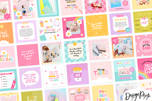 Playful Instagram Post Templates