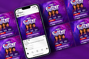 Esther Conference Church Flyer PSD, a Social Media Template by church flyer templates (Thumbnail 9 of 11)