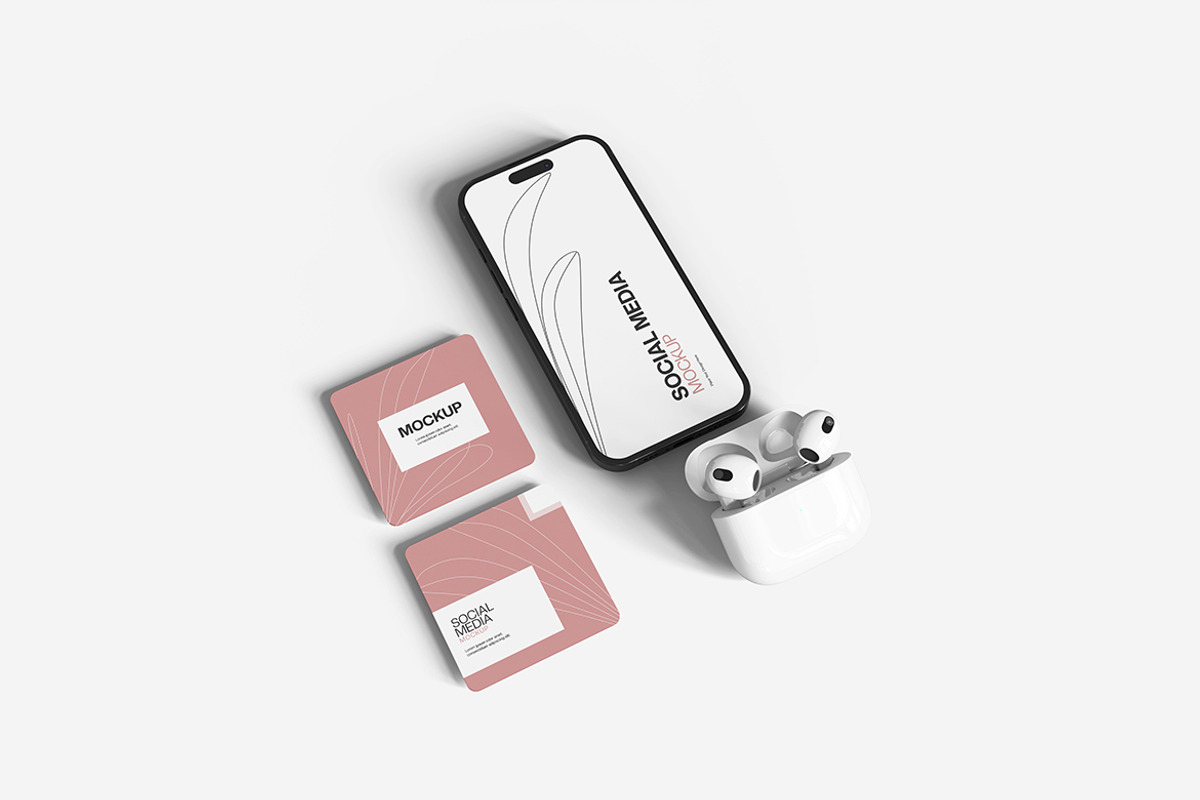 Social Media Mockup, a Product Mockup by MrLetters (Photo 4 of 5)