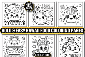 Bold and Easy Kawaii Food Coloring, a Food Illustration by Coco Bloom